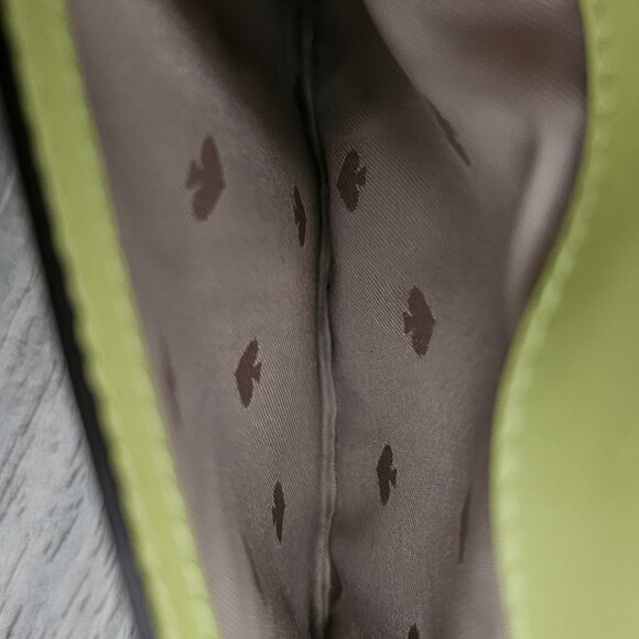 Kate Spade Staci Flap Saffiano Leather Lime Green Crossbody Shoulder Bag COA - Picture 4 of 15